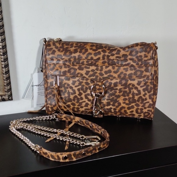 Rebecca Minkoff Animal Print Leather Crossbody - Picture 4 of 5